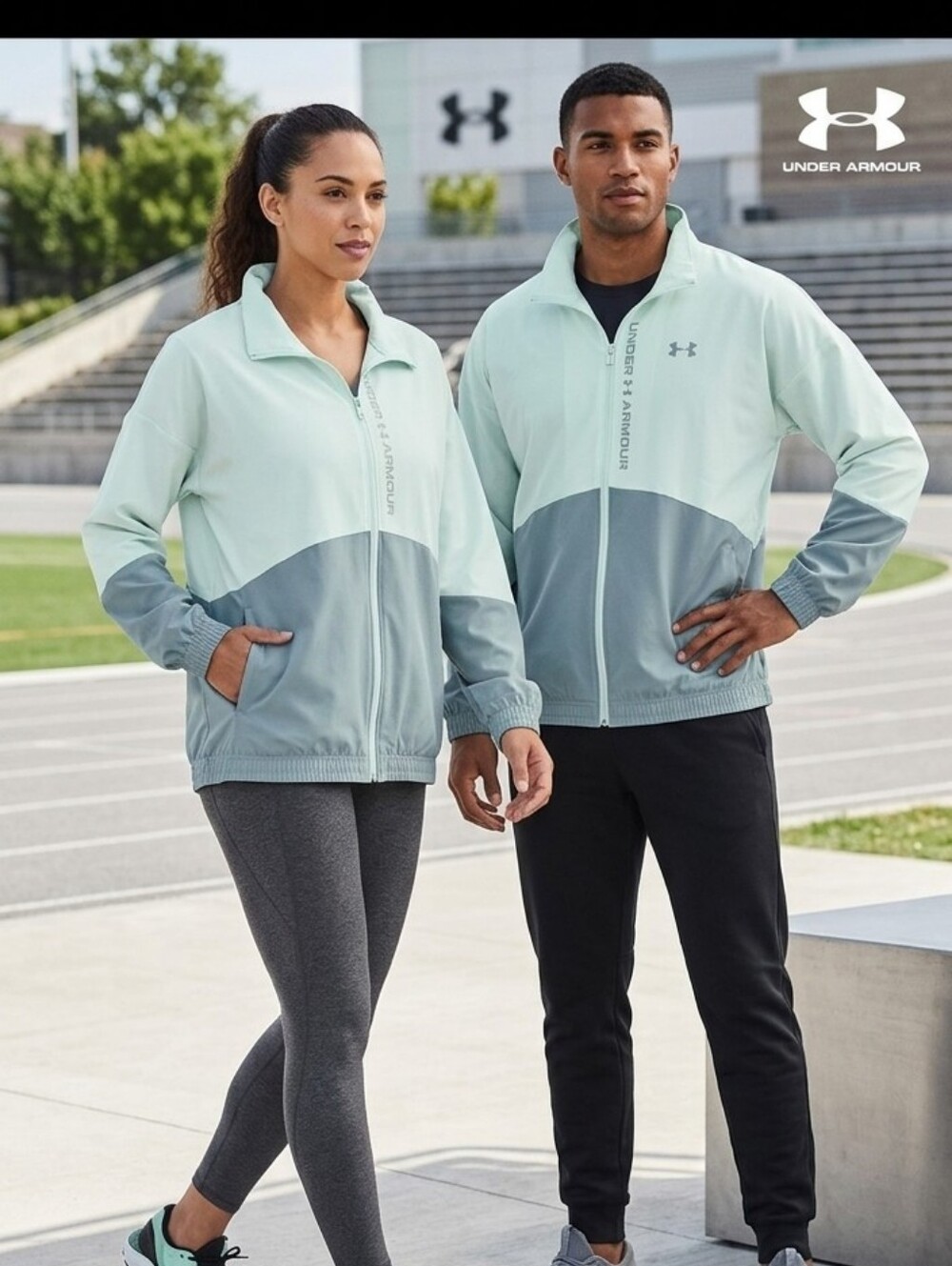 Under Armour Women's Woven Full Zip Oversized Jacket Various sizes